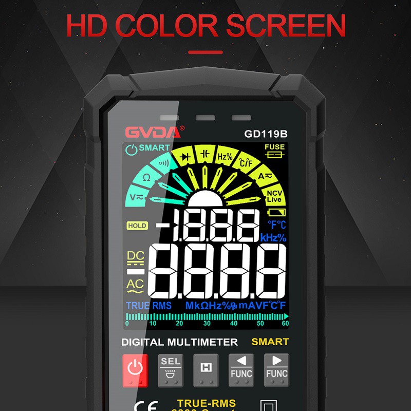 2. Digital multimeter color lcd -   