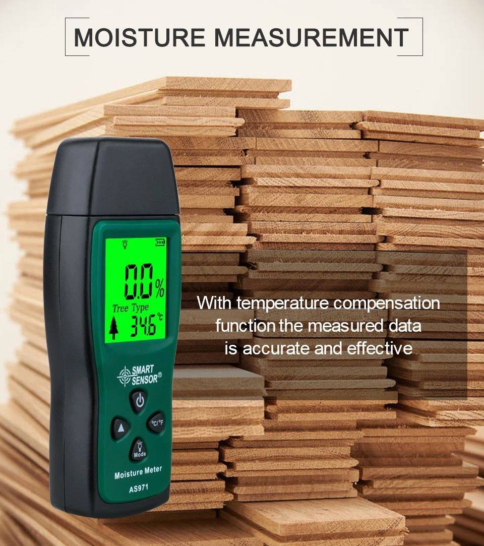 Modi Differenti Ta Diġitali LCD Lumber Damp Meter Detector Tester 2 Pin Probe...