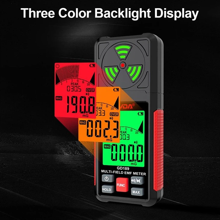 Hand-held Digital LCD EMF Detector