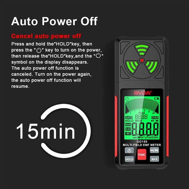 Hand-held Digital LCD EMF Detector