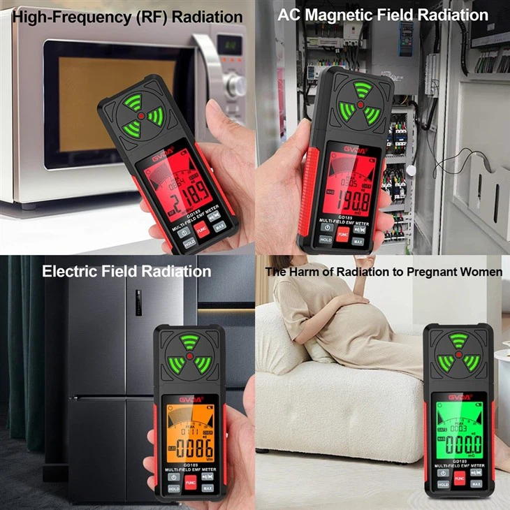 Hand-held Digital LCD EMF Detector