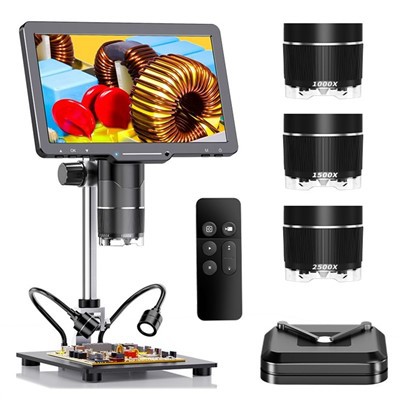 10.1inch 3 Lens Electron Soldering Microscope